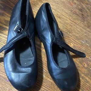 Capezio Black Women's Flats with Strap